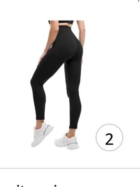 High-Waist Black Women's Leggings